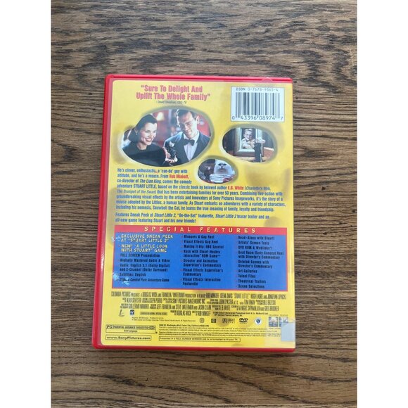 Stuart Little 1999 DVD Deluxe Edition Family Hugh Laurie Geena Davis Pre-Owned - Picture 2 of 4